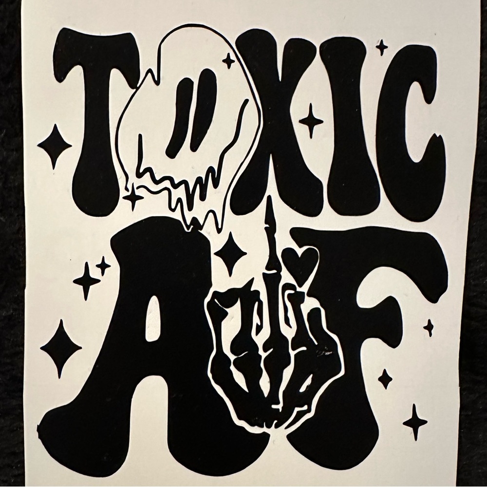 Toxic AF Decal Sticker - Picture 1 of 1